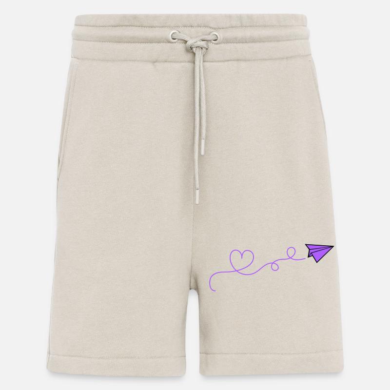 papierflieger herz - Shorts - made by SPREAD - WARM CLAY