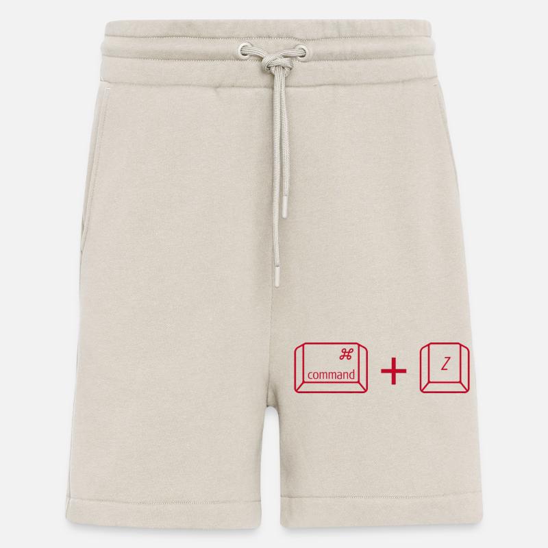 Commande + Z - Short bio décontracté fabriqué en UE - WARM CLAY