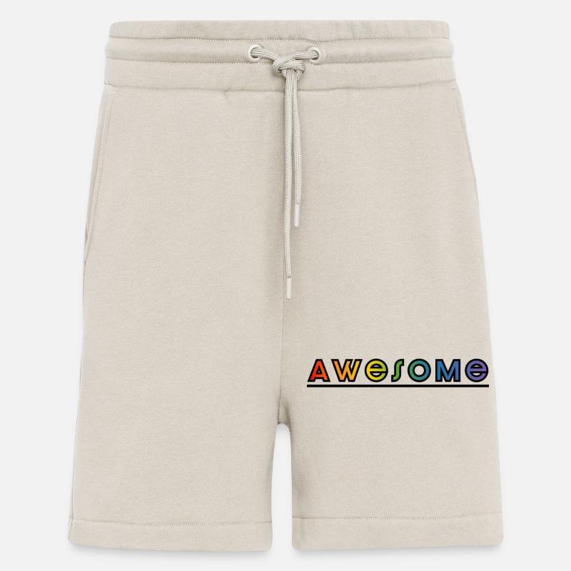 arc-en-ciel génial - Short bio décontracté fabriqué en UE - WARM CLAY