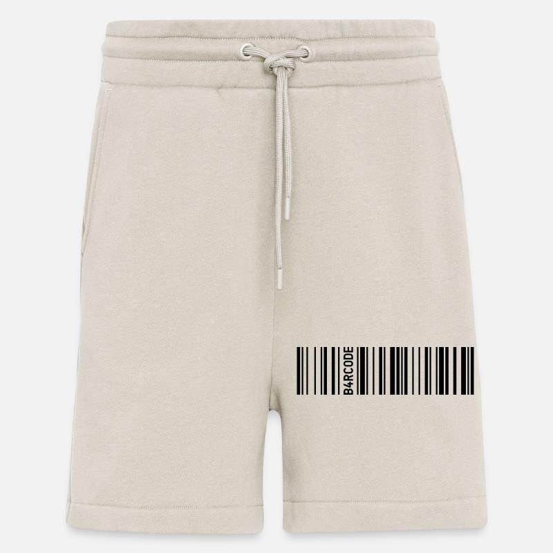 B4RCODE. Noir compact - Short bio décontracté fabriqué en UE - WARM CLAY