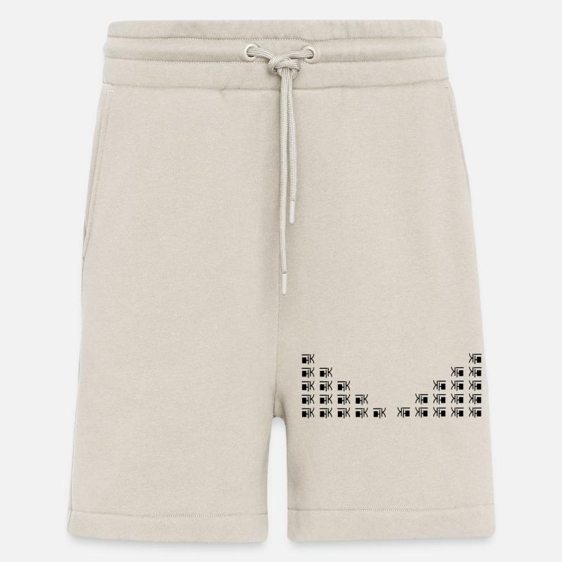 unique pattern - Shorts - made by SPREAD - WARM CLAY