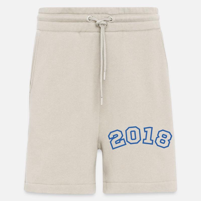 2018 bleu sport - Short bio décontracté fabriqué en UE - WARM CLAY