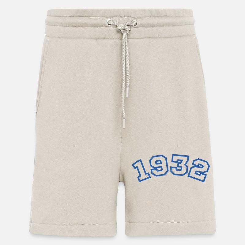 1932 bleu sport - Short bio décontracté fabriqué en UE - WARM CLAY