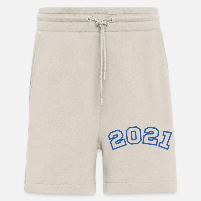 2021 bleu sport - Short bio décontracté fabriqué en UE - WARM CLAY