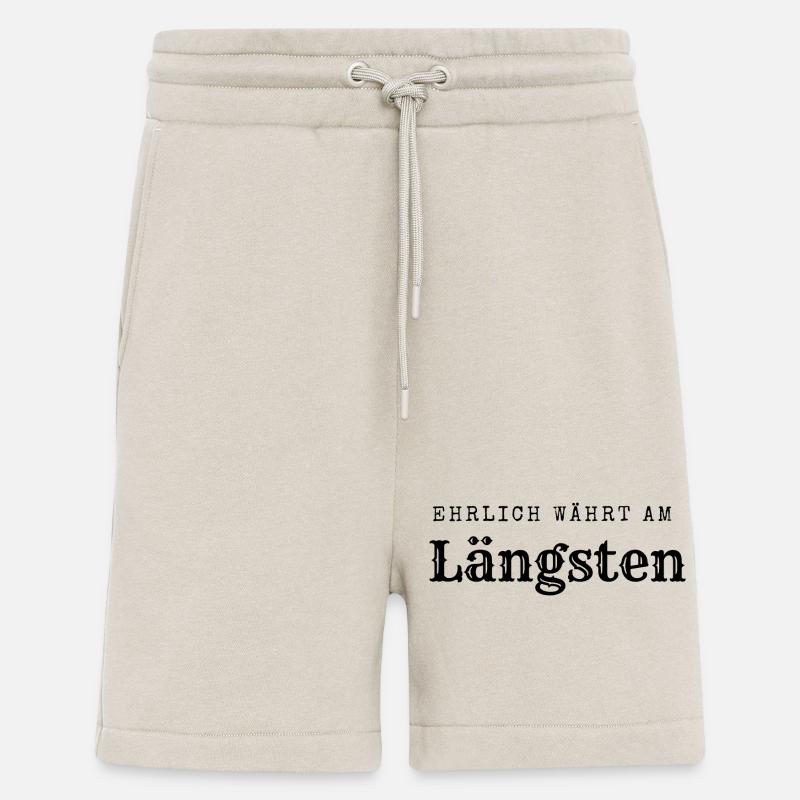 Ehrlich währt am längsten - Shorts - made by SPREAD - WARM CLAY