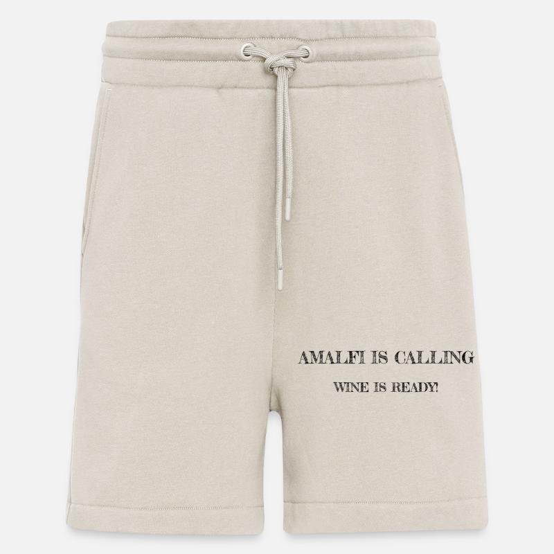Abstrakte Farbexplosion auf Baumwolle - Shorts - made by SPREAD - WARM CLAY