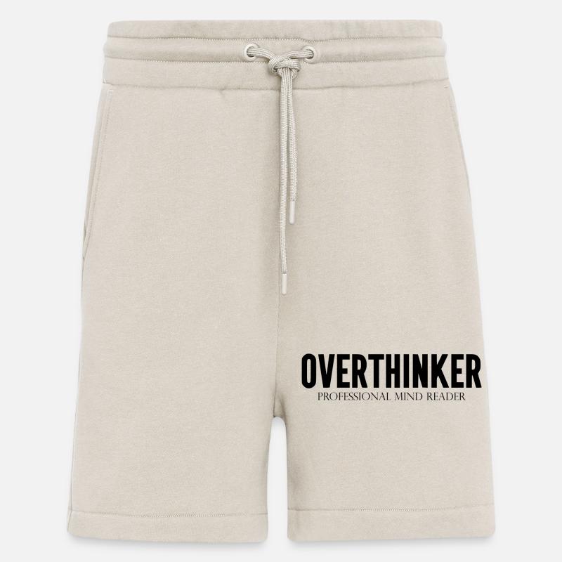 DZ00015 Overthinker Professional Mind Reader - Shorts - made by SPREAD - WARM CLAY