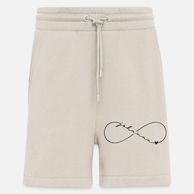 Johanna Nom Symbole de l’Infini - Short bio décontracté fabriqué en UE - WARM CLAY