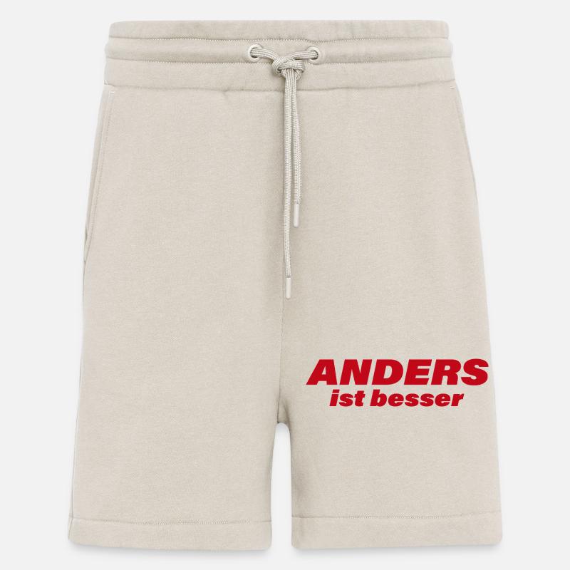 DIFFERENT IS BETTER - Shorts - made by SPREAD - WARM CLAY