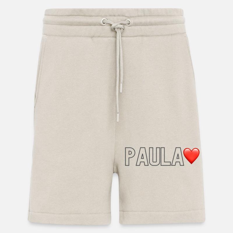 Paula Lover Name - Shorts - made by SPREAD - WARM CLAY