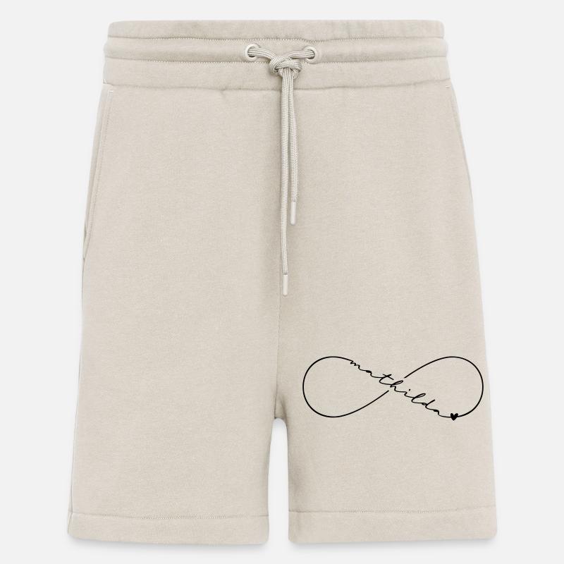 Mathilda Name Infinitysymbol - Shorts - made by SPREAD - WARM CLAY