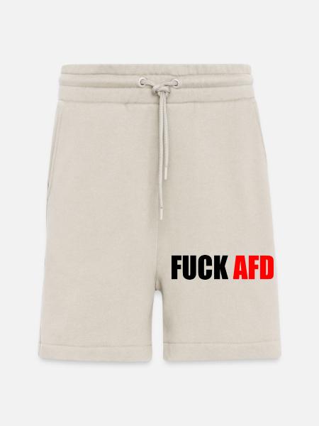 Fuck afd - Shorts - made by SPREAD - WARM CLAY