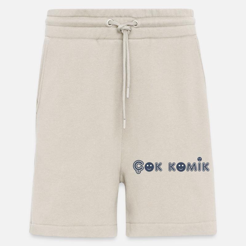 cok komik grey - Shorts - made by SPREAD - WARM CLAY