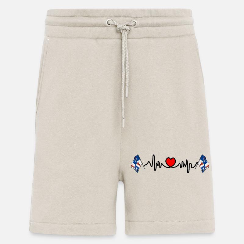 Norrbotten Herzfrequenz-Design - Shorts - made by SPREAD - WARM CLAY