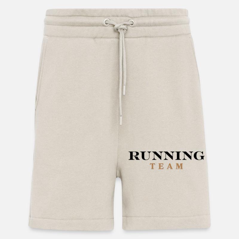 Équipe de course - Short bio décontracté fabriqué en UE - WARM CLAY