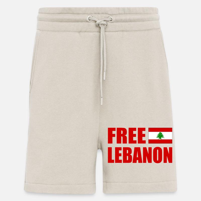 free lebanon - libanon - Shorts - made by SPREAD - WARM CLAY