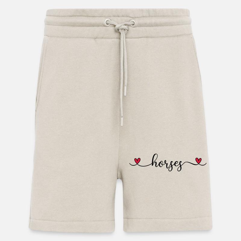 Ich liebe Pferde - Shorts - made by SPREAD - WARM CLAY