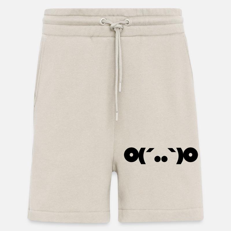Singe O( ́.. ')O signe - Short bio décontracté fabriqué en UE - WARM CLAY