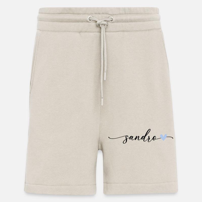 Sandro Name Calligraphy Font - Shorts - made by SPREAD - WARM CLAY