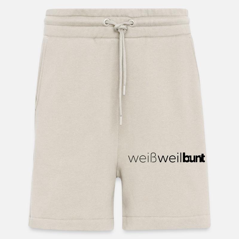 Couleur préférée : Blanc - Short bio décontracté fabriqué en UE - WARM CLAY