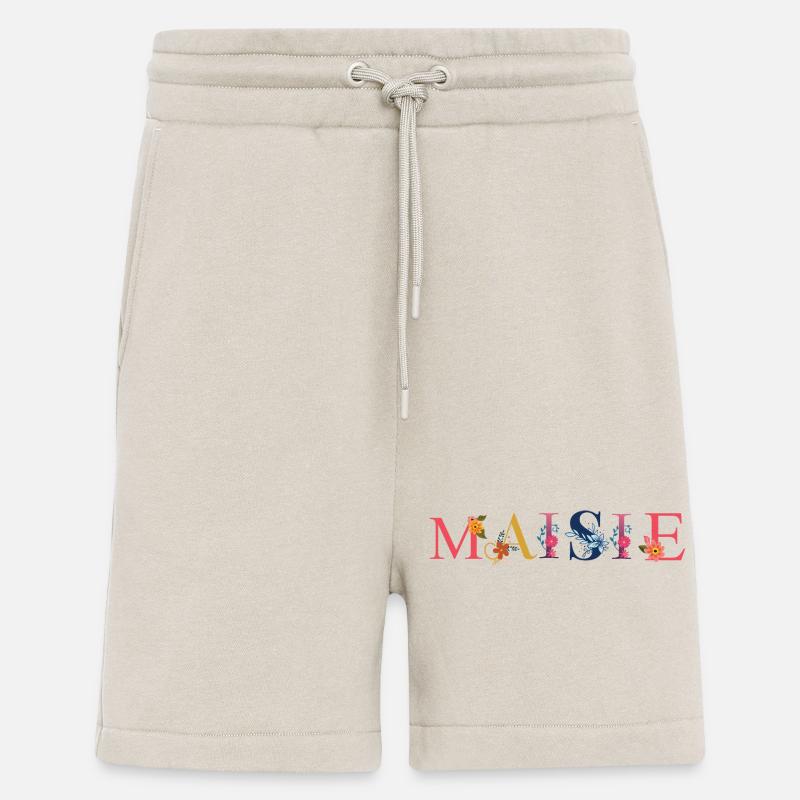 MAISIE Name mit Blumen geschmückt - Shorts - made by SPREAD - WARM CLAY