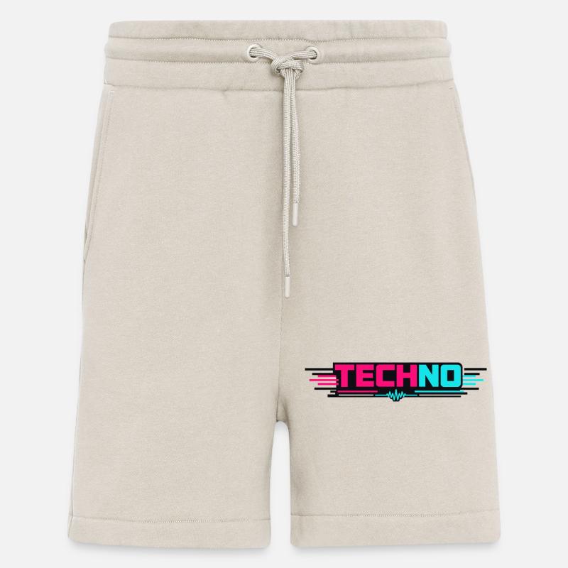 Techno Neon Puls - Shorts - made by SPREAD - WARM CLAY