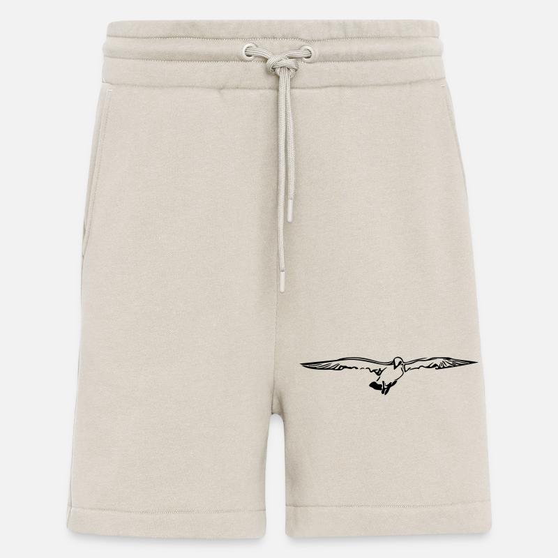 mouette - Short bio décontracté fabriqué en UE - WARM CLAY