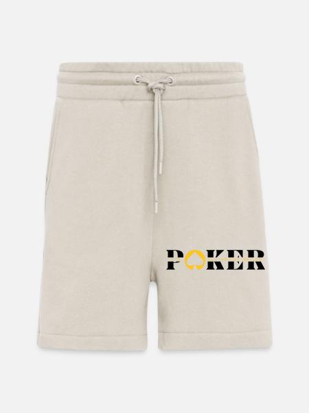POKER ABOUT SKILL-poker articles - poker fashion - Shorts - made by SPREAD - WARM CLAY