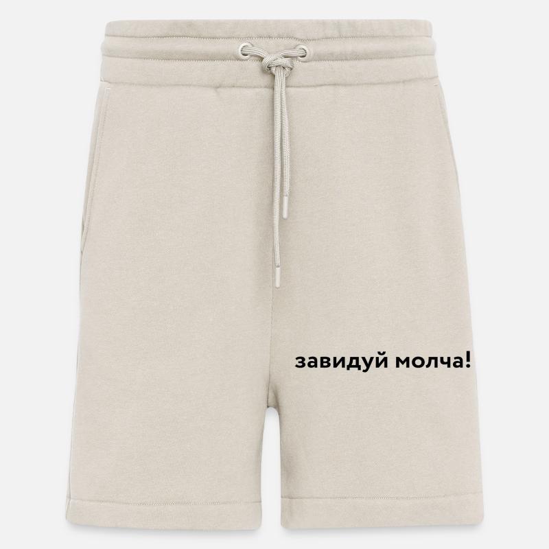 завидуй молча! - Short bio décontracté fabriqué en UE - WARM CLAY