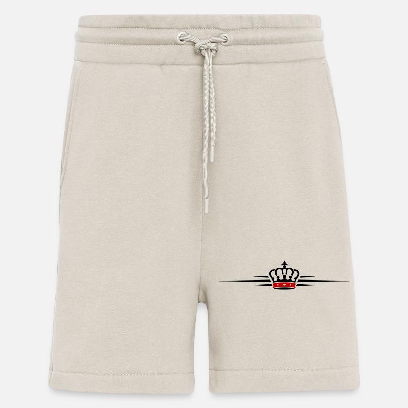 Symbolisme de la couronne - Short bio décontracté fabriqué en UE - WARM CLAY