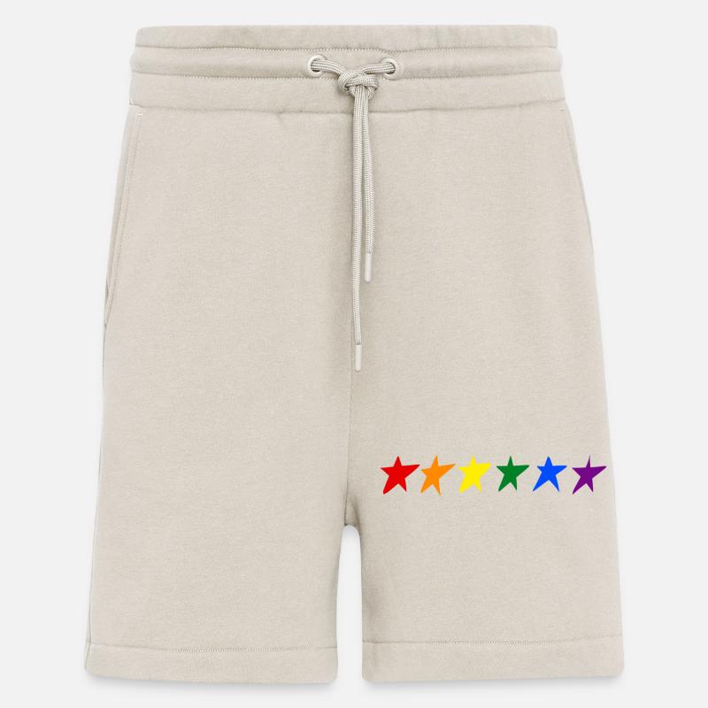 STERNE MIT LGTB-FARBEN - Shorts - made by SPREAD - WARM CLAY