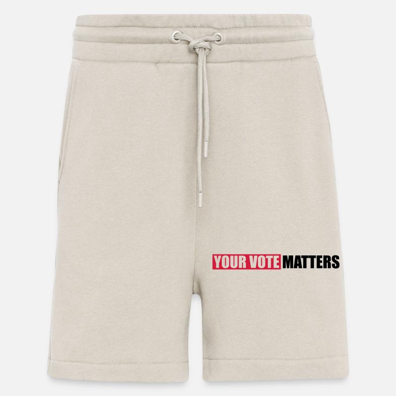 your vote matters quote - Shorts - made by SPREAD - WARM CLAY