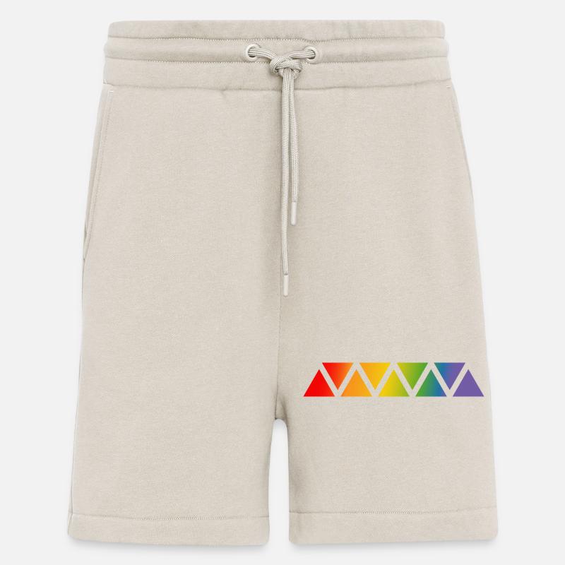 Regenbogen dreieck - Shorts - made by SPREAD - WARM CLAY