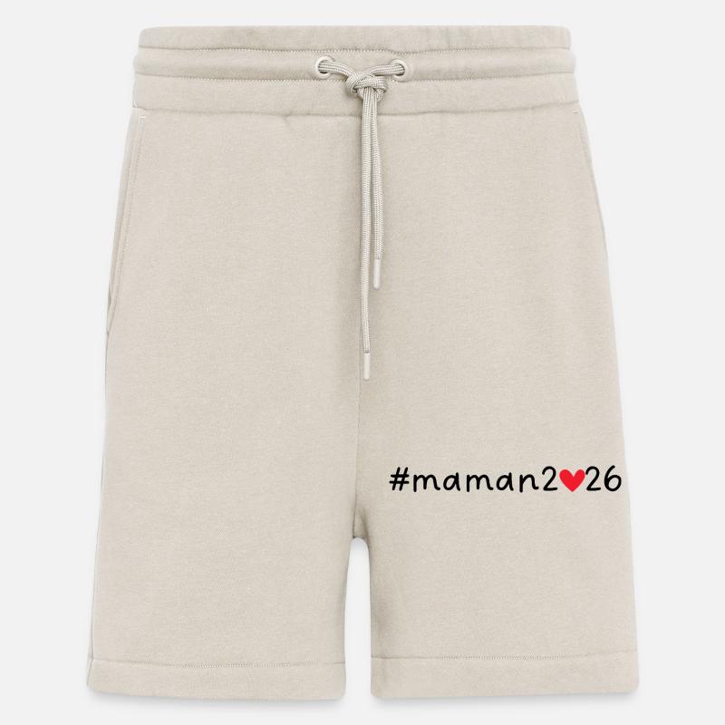 Maman 2026 - Short bio décontracté fabriqué en UE - WARM CLAY