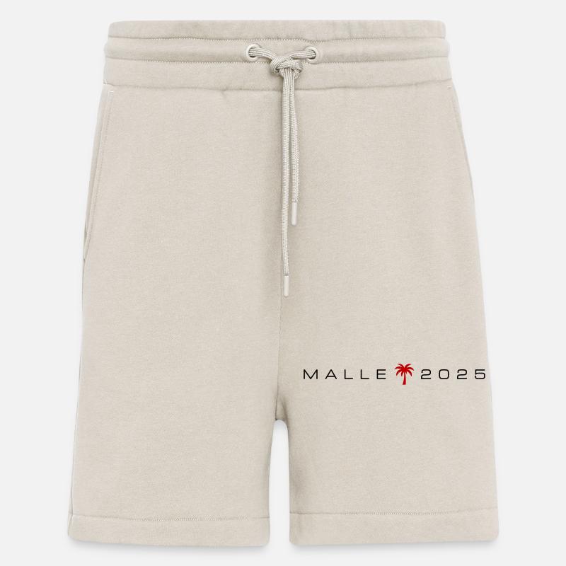 Malle 2025 Palmier - Short bio décontracté fabriqué en UE - WARM CLAY