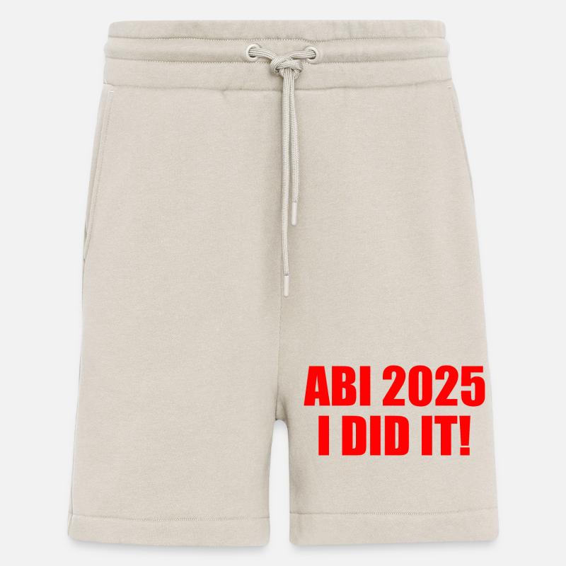 Abi 2025 i did it - Shorts - made by SPREAD - WARM CLAY