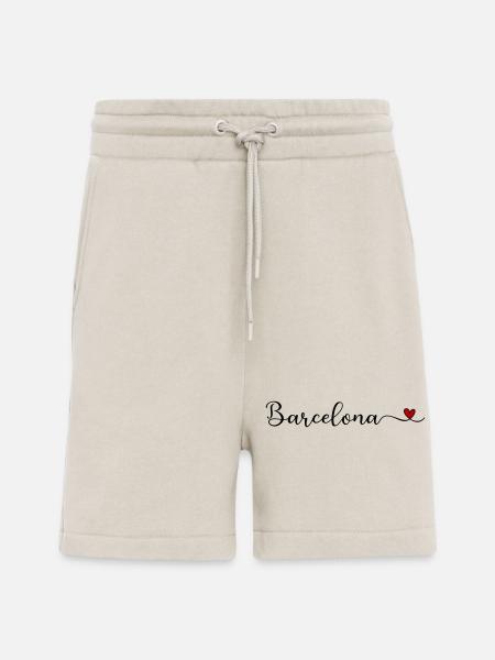 I love Barcelona Herz Geschenk - Shorts - made by SPREAD - WARM CLAY