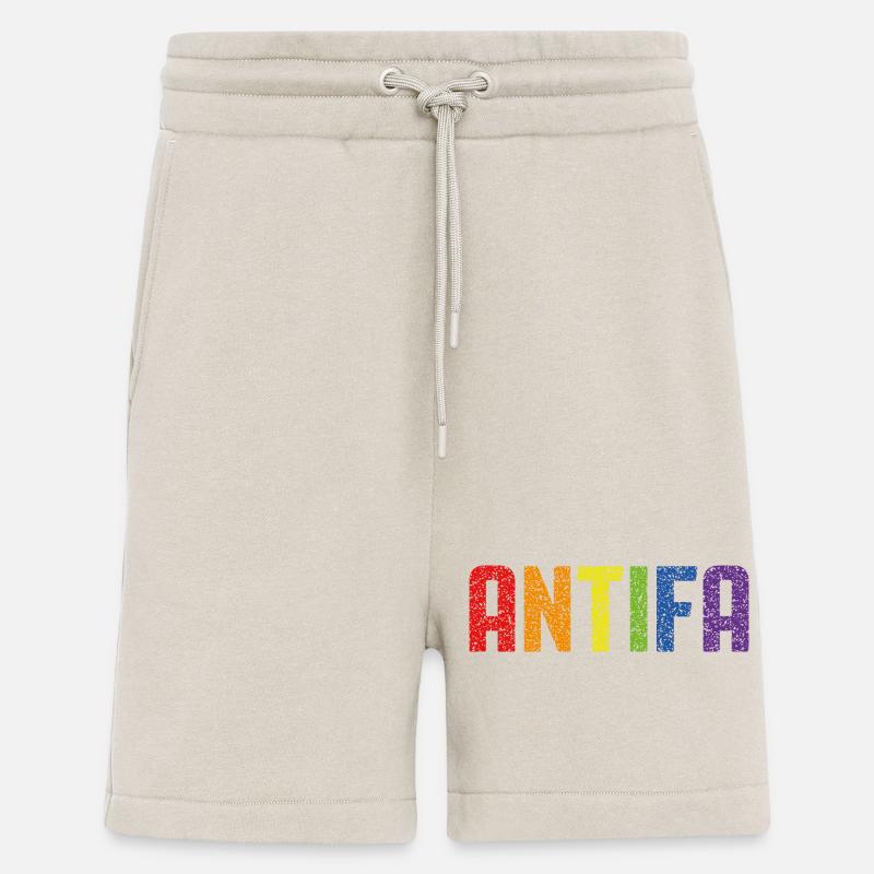 Fierté Antifa - Short bio décontracté fabriqué en UE - WARM CLAY