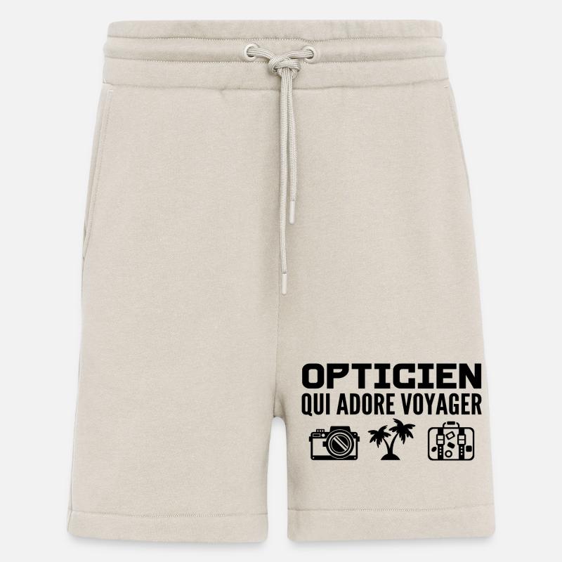 Reisende & Optiker: Leidenschaft & Entdeckung - Shorts - made by SPREAD - WARM CLAY