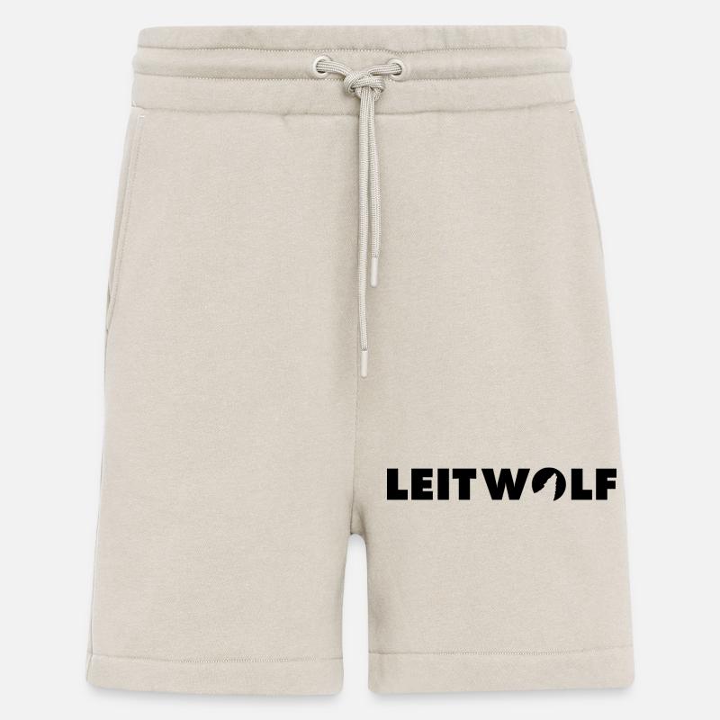Leitwolf Schriftzug - Shorts - made by SPREAD - WARM CLAY