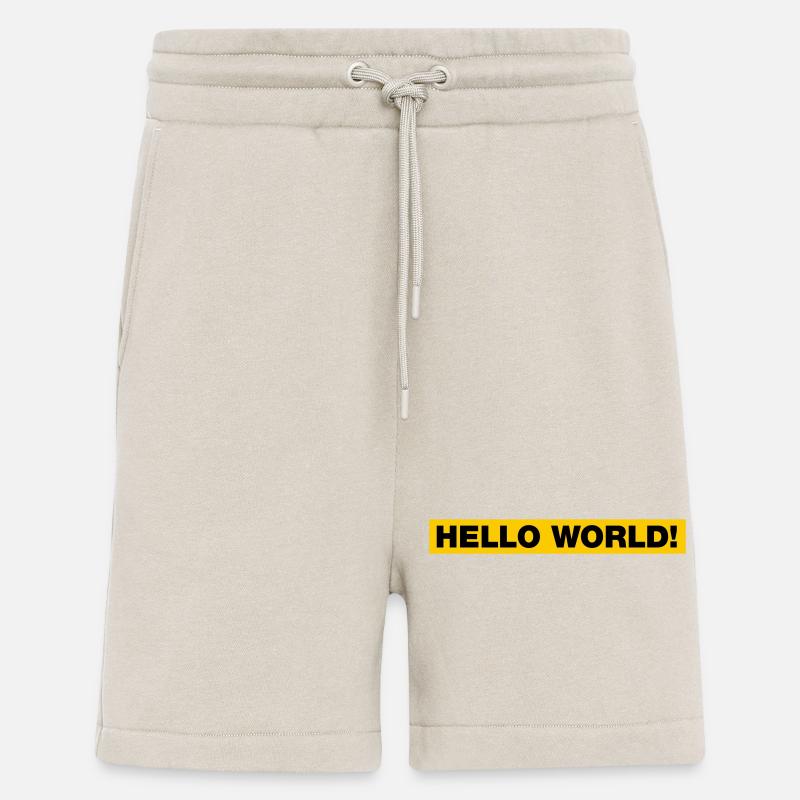 Hello World! - Shorts - made by SPREAD - WARM CLAY