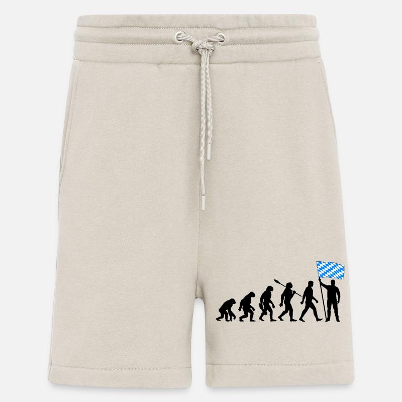 Bayern - Evolution - Flagge - Nation - Shorts - made by SPREAD - WARM CLAY