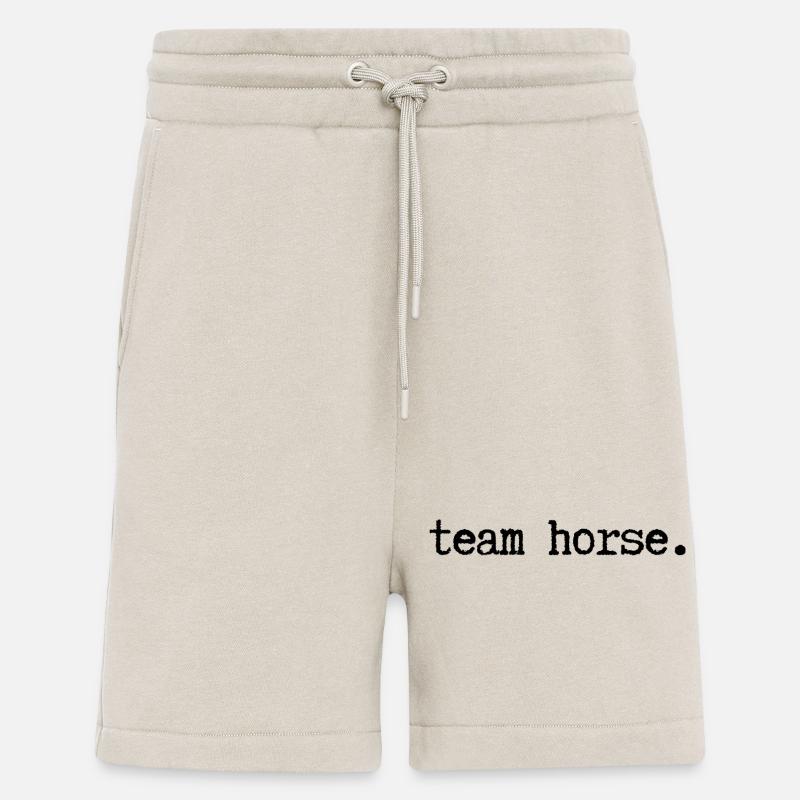 Cheval d’équipe - Short bio décontracté fabriqué en UE - WARM CLAY