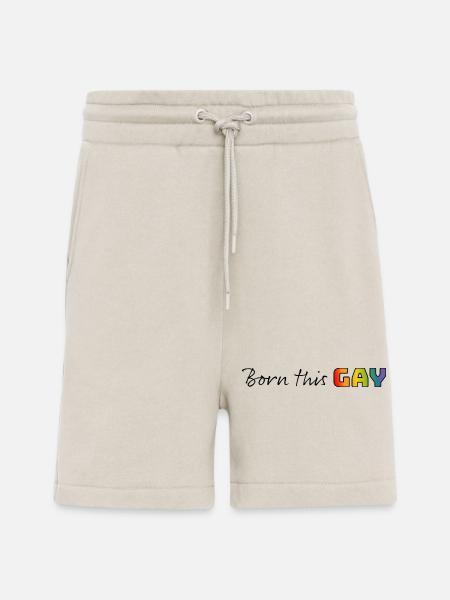 Rainbow né ce gay - Short bio décontracté fabriqué en UE - WARM CLAY