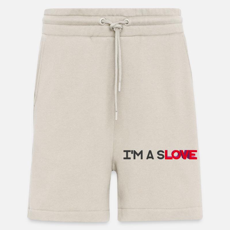 I'M A SLOVE - let's talk - Short bio décontracté fabriqué en UE - WARM CLAY
