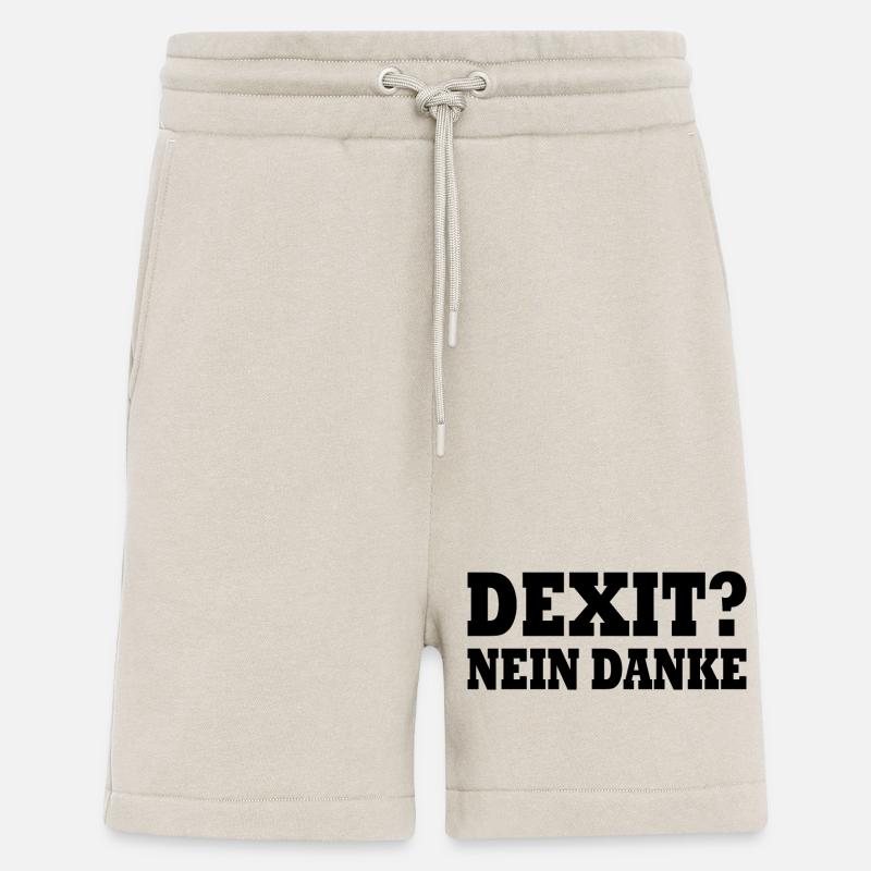 Dexit nein danke - Shorts - made by SPREAD - WARM CLAY