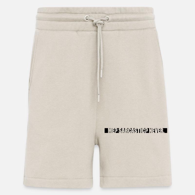 me sarcastic never Zitat - Shorts - made by SPREAD - WARM CLAY