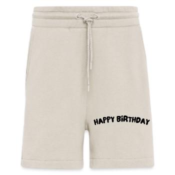 Bon anniversaire - Short bio décontracté fabriqué en UE - WARM CLAY - Devant