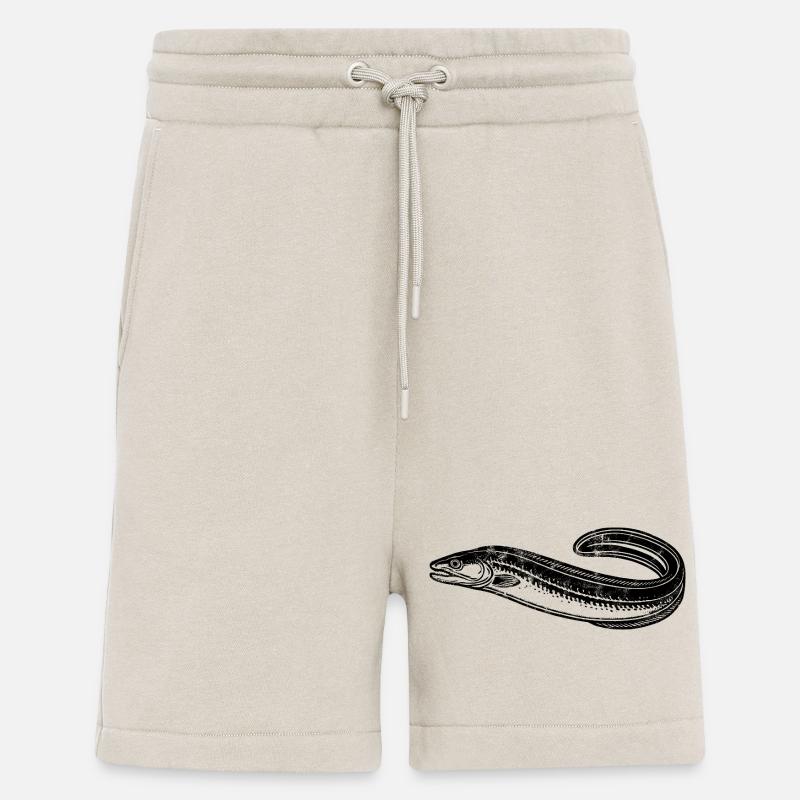 Eel - Fish - Angler Gift - Shorts - made by SPREAD - WARM CLAY
