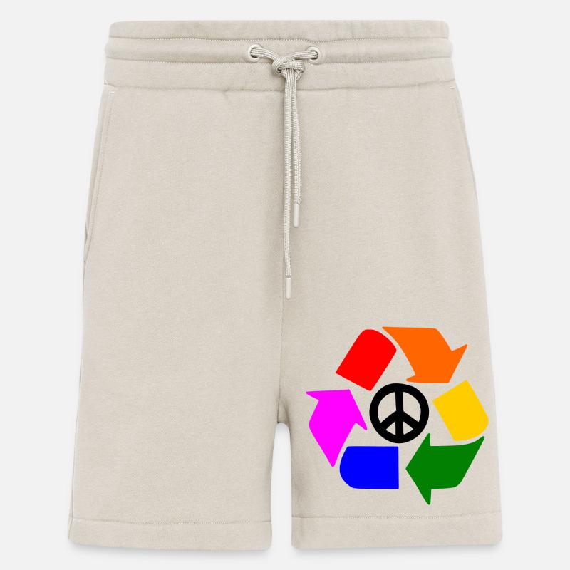 Friedenszeichen - Shorts - made by SPREAD - WARM CLAY
